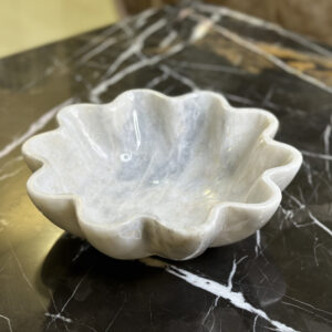 Marble Ruffled bowl